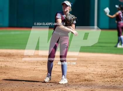 Thumbnail 3 in Hallettsville vs. Grandview (UIL Softball 3A Semifinal) photogallery.