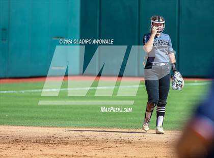 Thumbnail 1 in Hallettsville vs. Grandview (UIL Softball 3A Semifinal) photogallery.