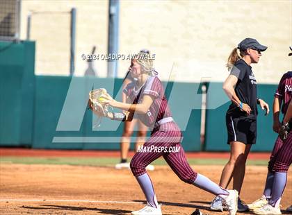 Thumbnail 1 in Hallettsville vs. Grandview (UIL Softball 3A Semifinal) photogallery.