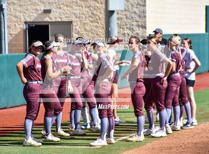 Thumbnail 3 in Hallettsville vs. Grandview (UIL Softball 3A Semifinal) photogallery.