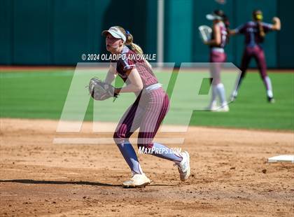 Thumbnail 3 in Hallettsville vs. Grandview (UIL Softball 3A Semifinal) photogallery.