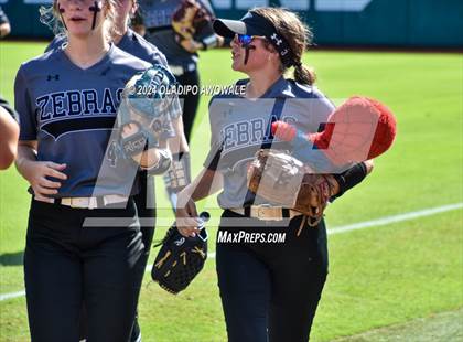 Thumbnail 1 in Hallettsville vs. Grandview (UIL Softball 3A Semifinal) photogallery.