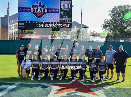 Thumbnail 1 in Hallettsville vs. Grandview (UIL Softball 3A Semifinal) photogallery.