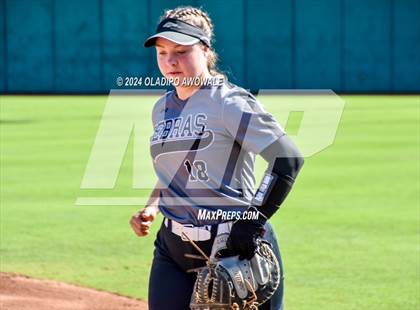 Thumbnail 3 in Hallettsville vs. Grandview (UIL Softball 3A Semifinal) photogallery.