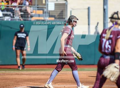Thumbnail 3 in Hallettsville vs. Grandview (UIL Softball 3A Semifinal) photogallery.