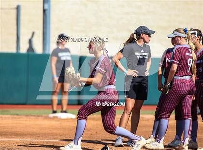 Thumbnail 2 in Hallettsville vs. Grandview (UIL Softball 3A Semifinal) photogallery.