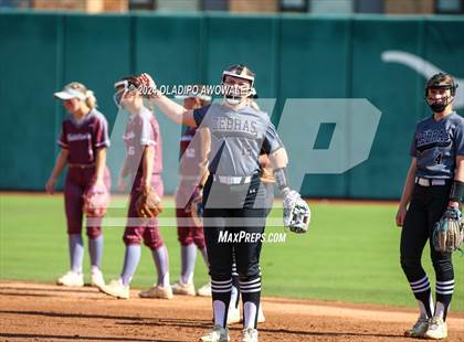 Thumbnail 3 in Hallettsville vs. Grandview (UIL Softball 3A Semifinal) photogallery.