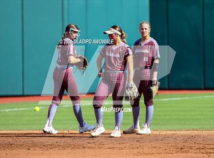 Thumbnail 1 in Hallettsville vs. Grandview (UIL Softball 3A Semifinal) photogallery.