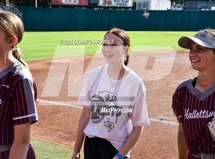 Thumbnail 1 in Hallettsville vs. Grandview (UIL Softball 3A Semifinal) photogallery.