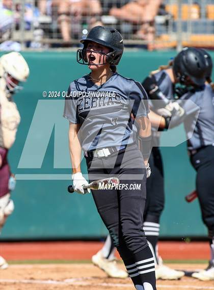 Thumbnail 2 in Hallettsville vs. Grandview (UIL Softball 3A Semifinal) photogallery.