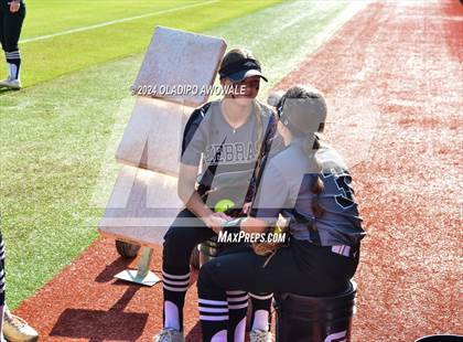 Thumbnail 1 in Hallettsville vs. Grandview (UIL Softball 3A Semifinal) photogallery.