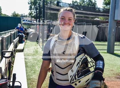 Thumbnail 1 in Hallettsville vs. Grandview (UIL Softball 3A Semifinal) photogallery.
