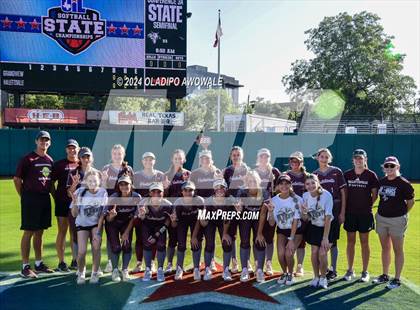 Thumbnail 1 in Hallettsville vs. Grandview (UIL Softball 3A Semifinal) photogallery.