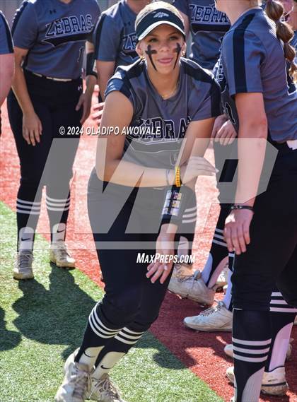 Thumbnail 1 in Hallettsville vs. Grandview (UIL Softball 3A Semifinal) photogallery.
