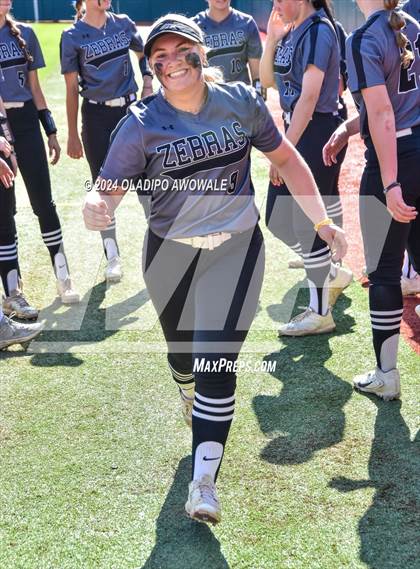 Thumbnail 1 in Hallettsville vs. Grandview (UIL Softball 3A Semifinal) photogallery.