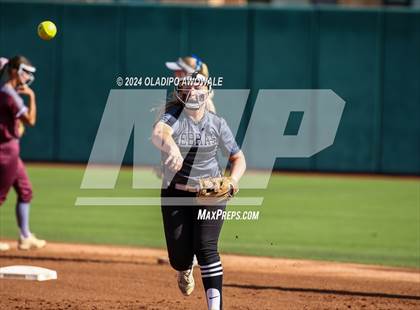 Thumbnail 1 in Hallettsville vs. Grandview (UIL Softball 3A Semifinal) photogallery.