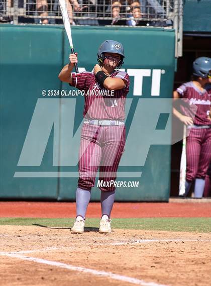 Thumbnail 1 in Hallettsville vs. Grandview (UIL Softball 3A Semifinal) photogallery.