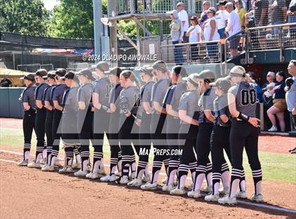 Thumbnail 1 in Hallettsville vs. Grandview (UIL Softball 3A Semifinal) photogallery.