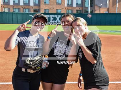 Thumbnail 3 in Hallettsville vs. Grandview (UIL Softball 3A Semifinal) photogallery.