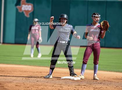 Thumbnail 1 in Hallettsville vs. Grandview (UIL Softball 3A Semifinal) photogallery.