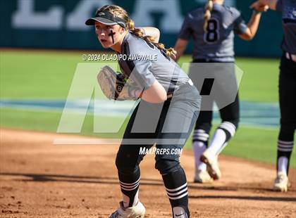 Thumbnail 3 in Hallettsville vs. Grandview (UIL Softball 3A Semifinal) photogallery.