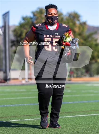 Thumbnail 1 in Oaks Christian Senior Night Presentation photogallery.