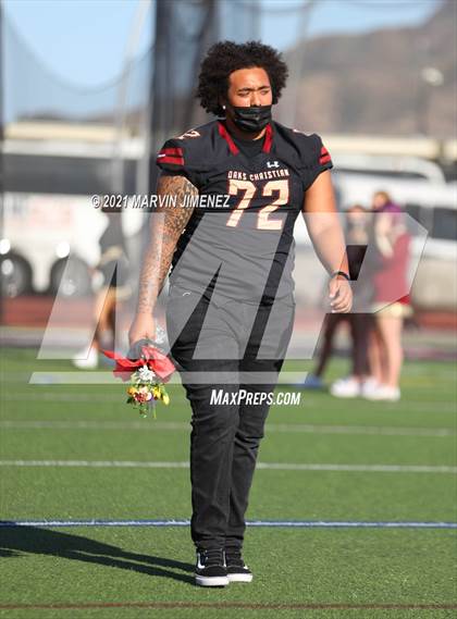 Thumbnail 3 in Oaks Christian Senior Night Presentation photogallery.
