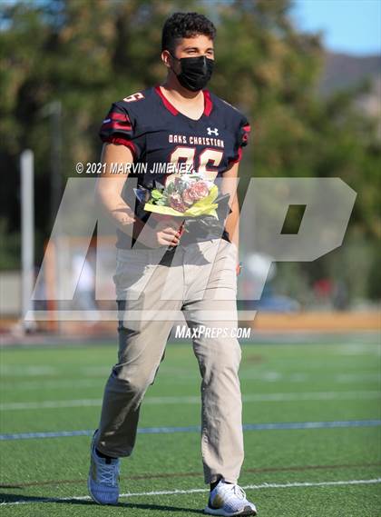 Thumbnail 2 in Oaks Christian Senior Night Presentation photogallery.