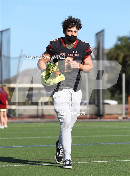 Thumbnail 1 in Oaks Christian Senior Night Presentation photogallery.