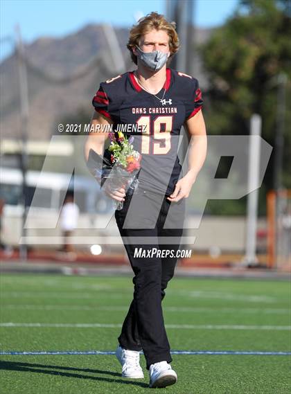 Thumbnail 1 in Oaks Christian Senior Night Presentation photogallery.