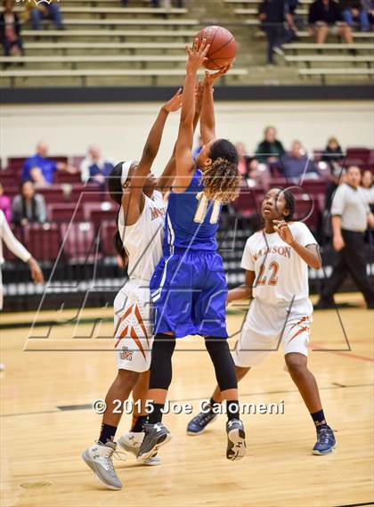 Thumbnail 3 in MacArthur [Douglas] vs Madison (Littleton Gym) photogallery.