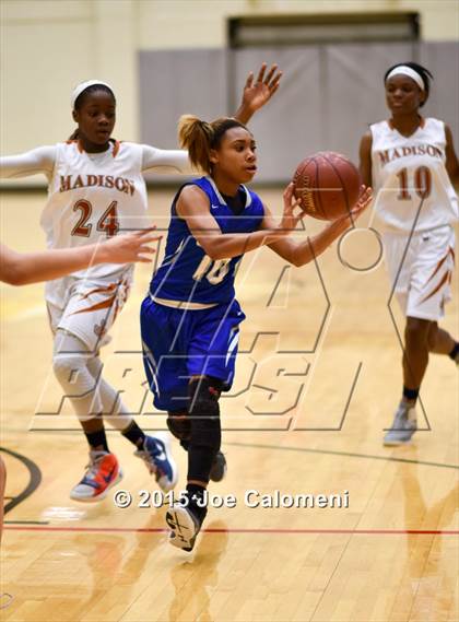 Thumbnail 1 in MacArthur [Douglas] vs Madison (Littleton Gym) photogallery.