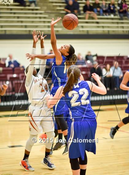 Thumbnail 3 in MacArthur [Douglas] vs Madison (Littleton Gym) photogallery.