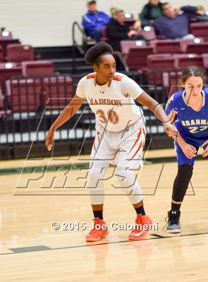 Thumbnail 3 in MacArthur [Douglas] vs Madison (Littleton Gym) photogallery.