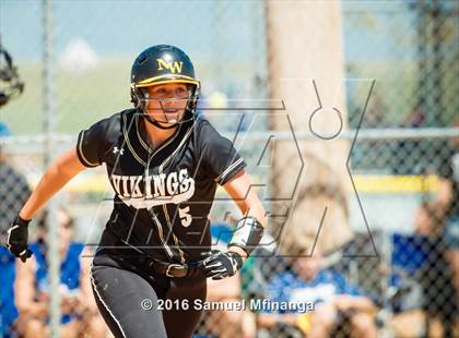 Thumbnail 3 in Gross Catholic vs. Northwest (Lincoln Public Schools Softball Classic) photogallery.