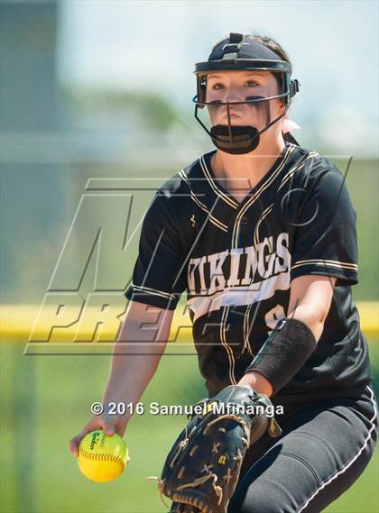 Thumbnail 3 in Gross Catholic vs. Northwest (Lincoln Public Schools Softball Classic) photogallery.