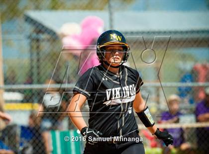 Thumbnail 1 in Gross Catholic vs. Northwest (Lincoln Public Schools Softball Classic) photogallery.