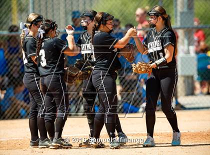 Thumbnail 2 in Gross Catholic vs. Northwest (Lincoln Public Schools Softball Classic) photogallery.