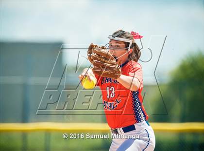 Thumbnail 2 in Gross Catholic vs. Northwest (Lincoln Public Schools Softball Classic) photogallery.