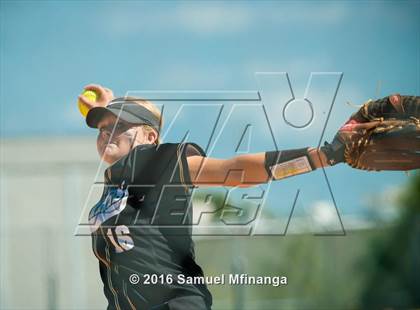 Thumbnail 2 in Gross Catholic vs. Northwest (Lincoln Public Schools Softball Classic) photogallery.