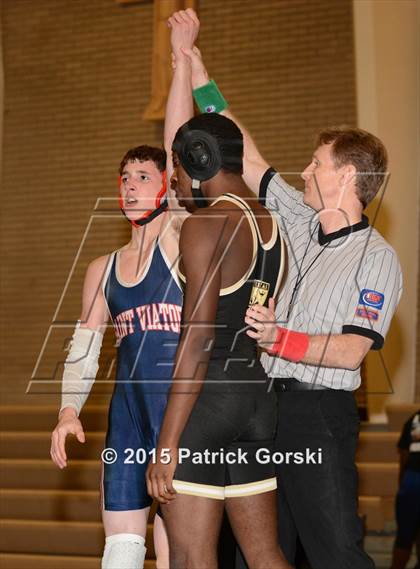 Thumbnail 3 in Saint Viator vs. Marian Catholic photogallery.
