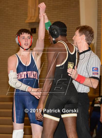Thumbnail 2 in Saint Viator vs. Marian Catholic photogallery.