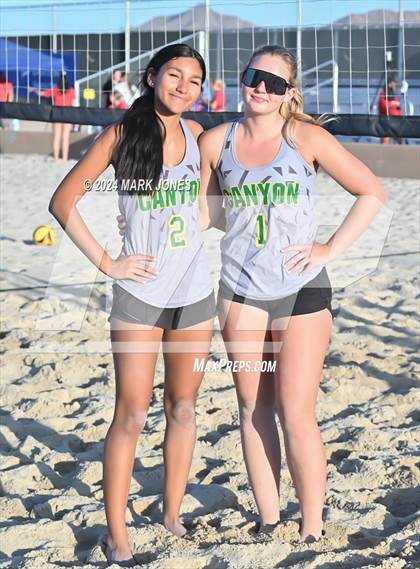 Thumbnail 3 in Canyon del Oro vs. Saguaro (AIA DII Pairs Semifinal) photogallery.