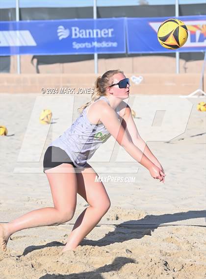 Thumbnail 2 in Canyon del Oro vs. Saguaro (AIA DII Pairs Semifinal) photogallery.