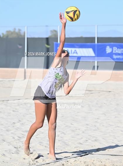 Thumbnail 2 in Canyon del Oro vs. Saguaro (AIA DII Pairs Semifinal) photogallery.