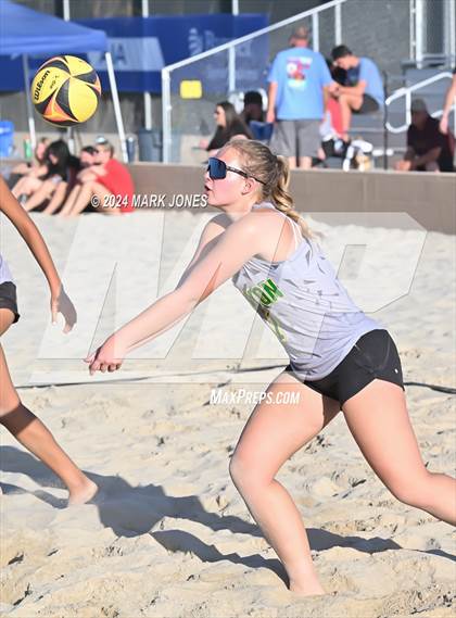 Thumbnail 3 in Canyon del Oro vs. Saguaro (AIA DII Pairs Semifinal) photogallery.