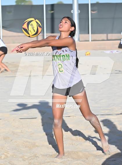 Thumbnail 3 in Canyon del Oro vs. Saguaro (AIA DII Pairs Semifinal) photogallery.