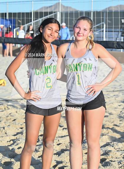 Thumbnail 3 in Canyon del Oro vs. Saguaro (AIA DII Pairs Semifinal) photogallery.