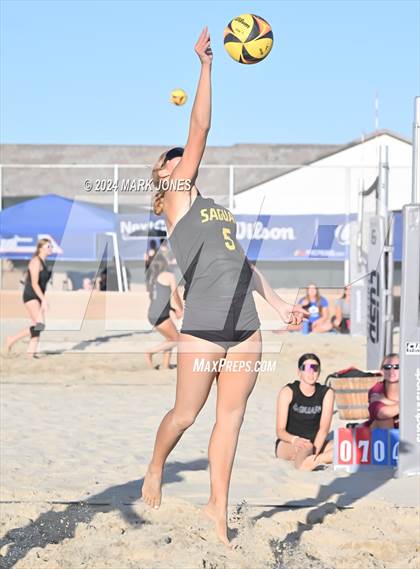 Thumbnail 3 in Canyon del Oro vs. Saguaro (AIA DII Pairs Semifinal) photogallery.