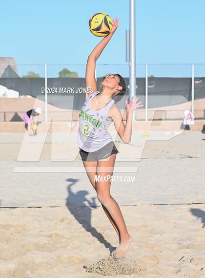 Thumbnail 3 in Canyon del Oro vs. Saguaro (AIA DII Pairs Semifinal) photogallery.